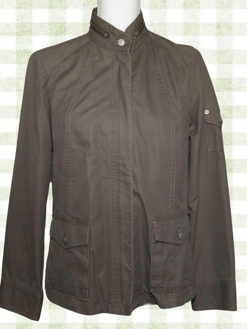 Gray/green jacket